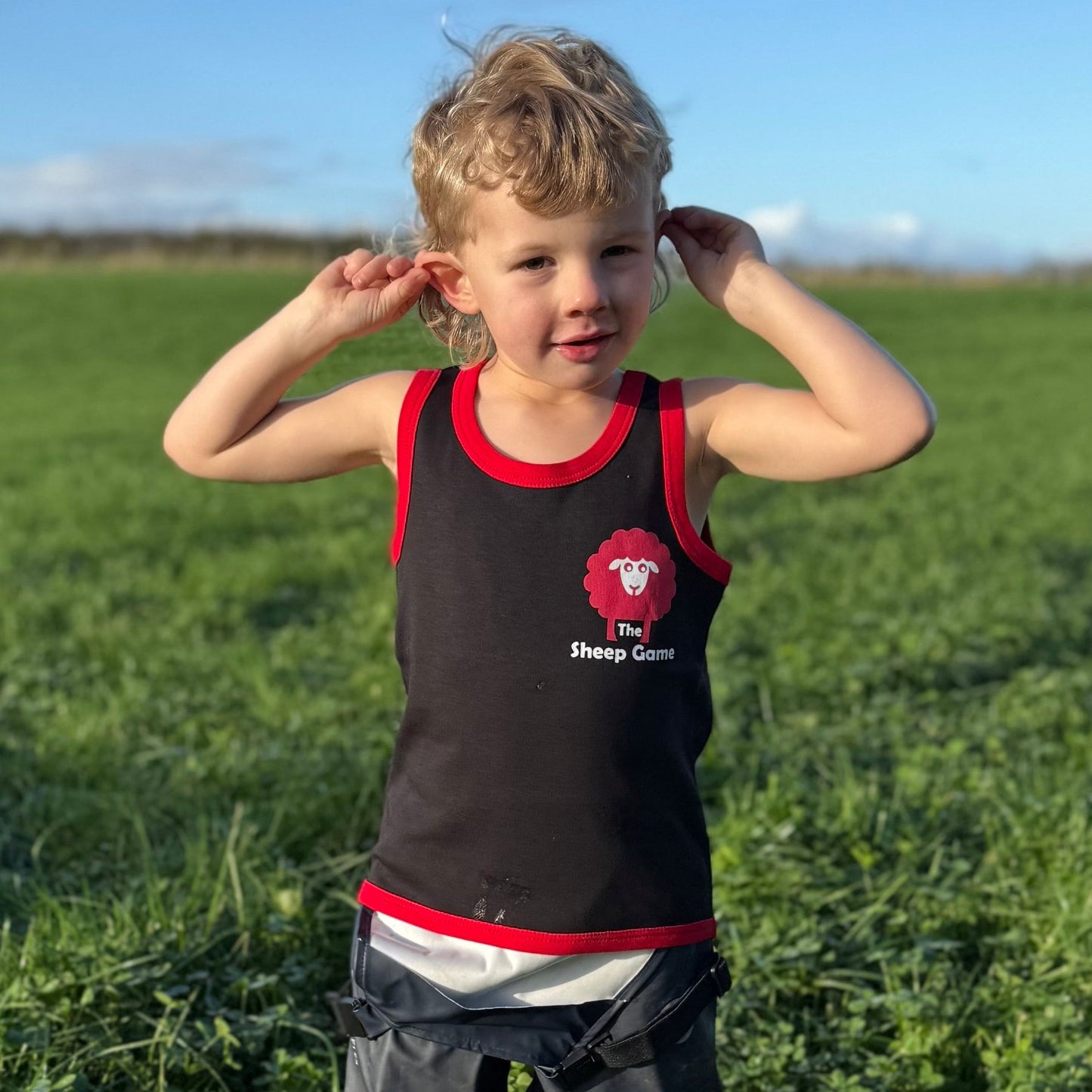 Kids Cotton Shearing Singlet