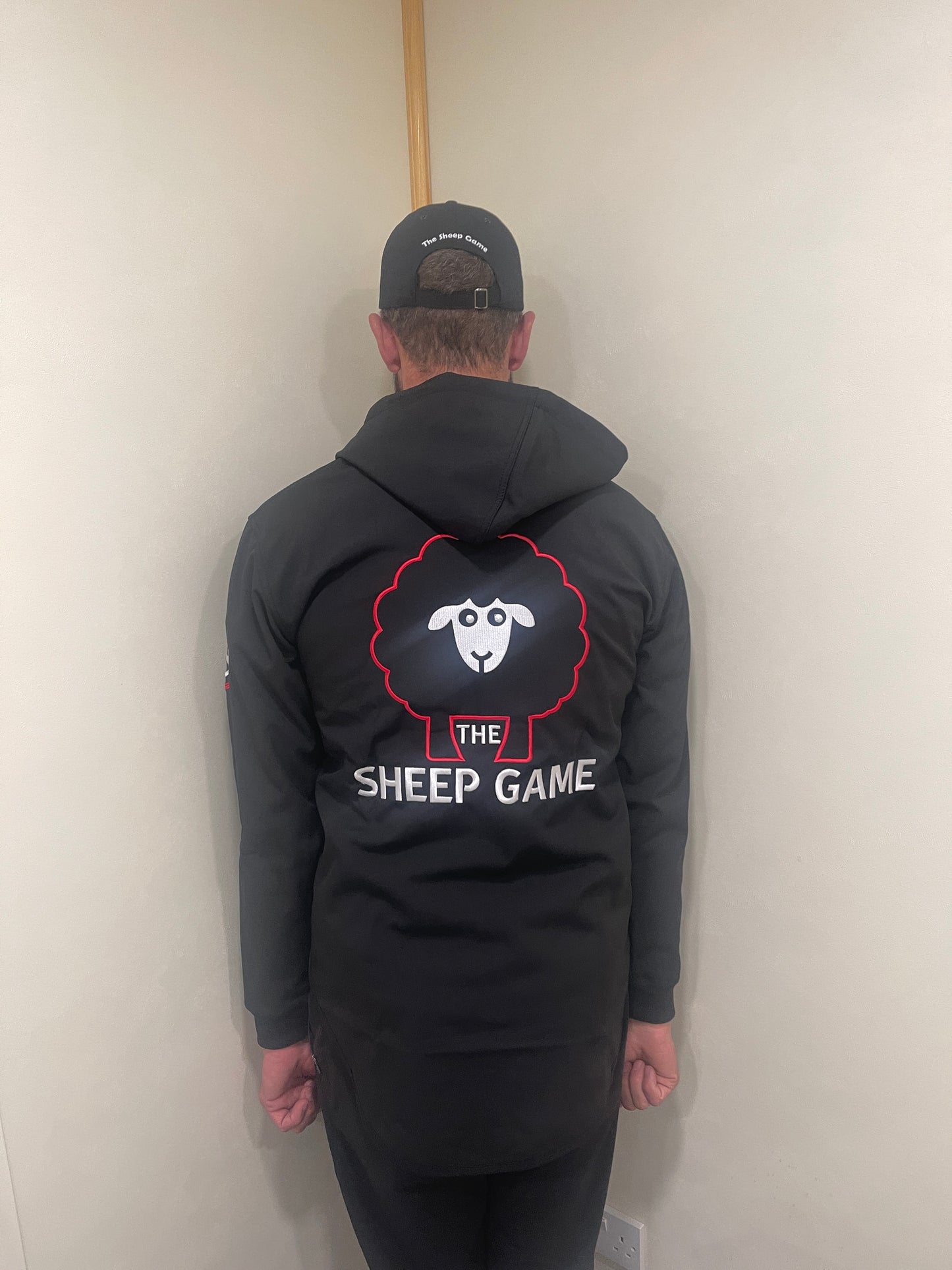 Hooded Softshell Jacket Black - with back logo