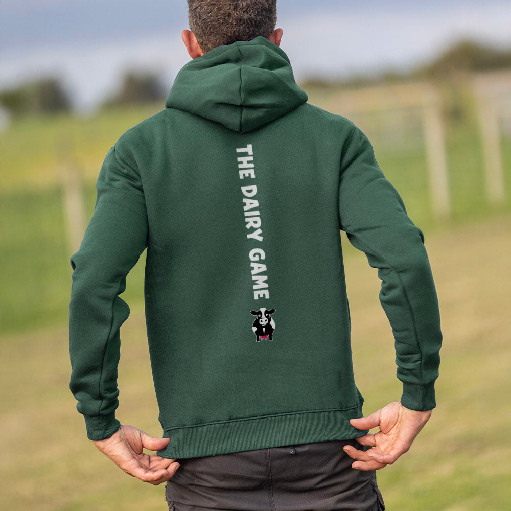 Dairy Game Adult Hoody - Green