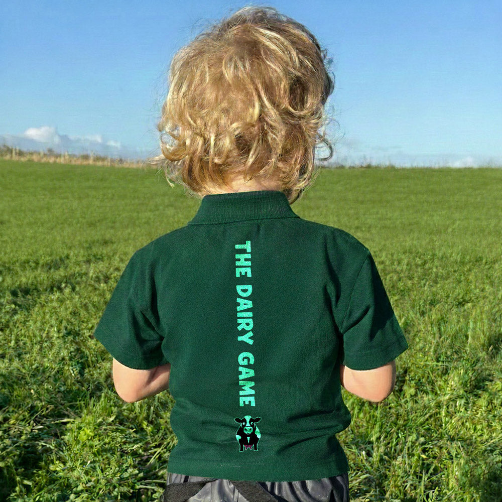The Dairy Game Polo Shirt Kids - Green