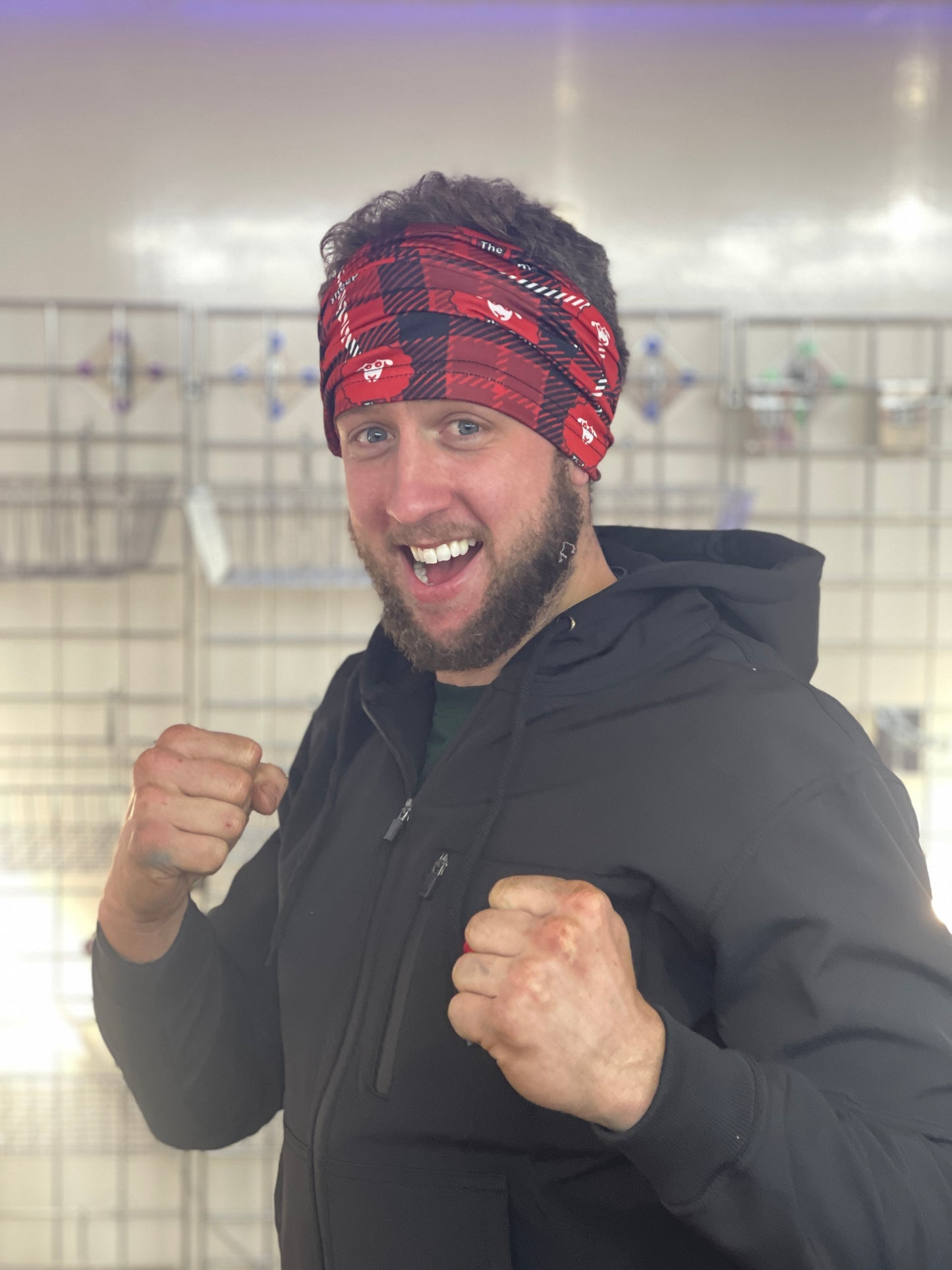 Tartan Sheep Game Snood / Buff