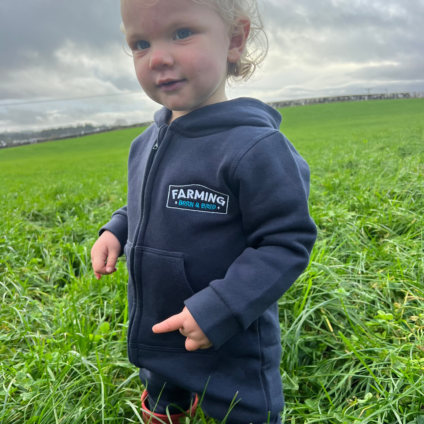 Farming Born and Bred Kids Onesie