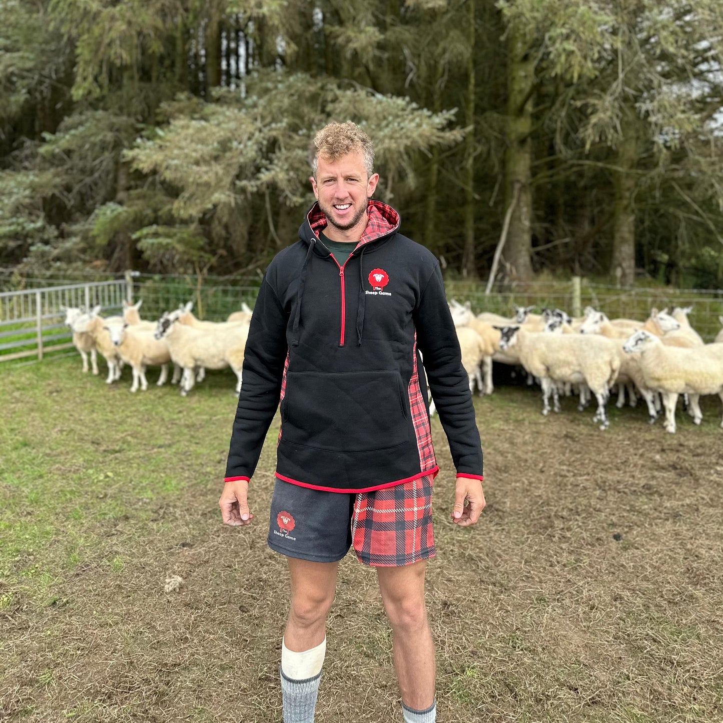 Tartan Shearing Hoody- Adults