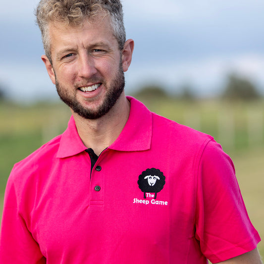 Adult Cotton Polo Shirt - Pink