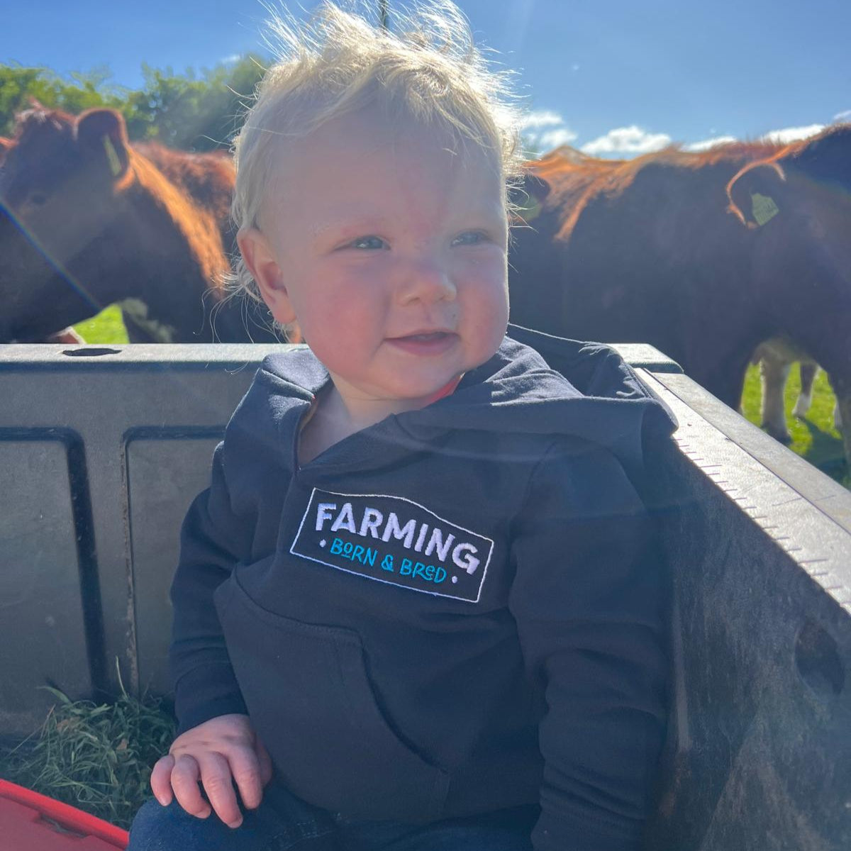 Farming Born & Bred Toddler Hoody