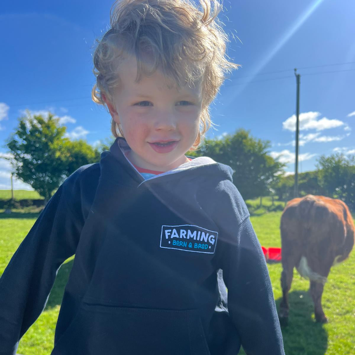Farming Born & Bred Kids Hoody