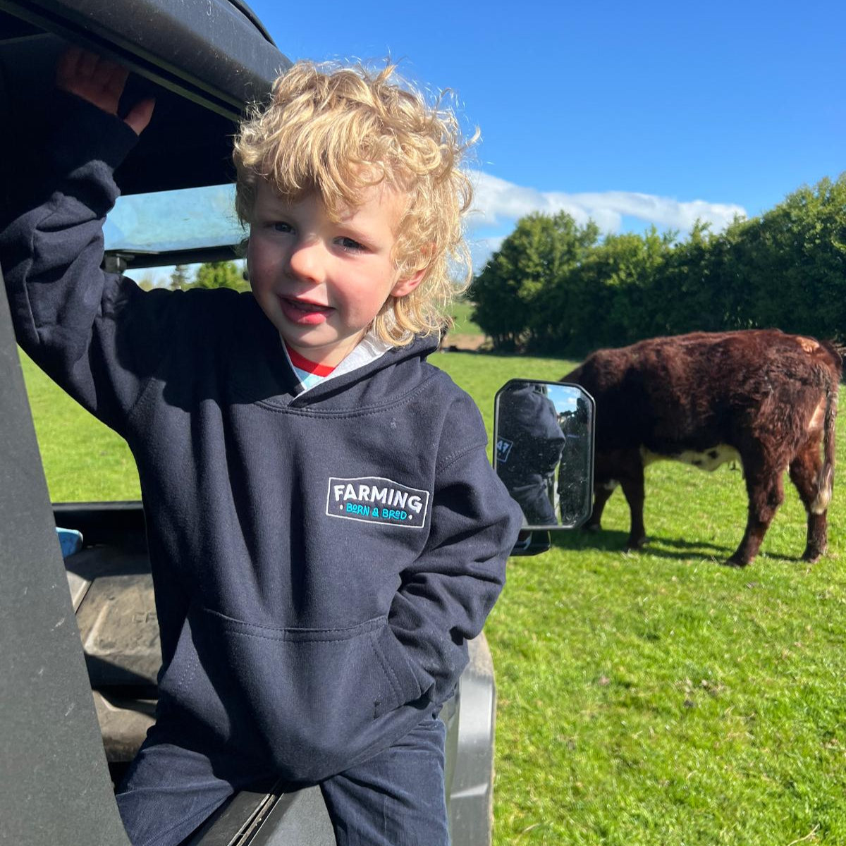 Farming Born & Bred Kids Hoody