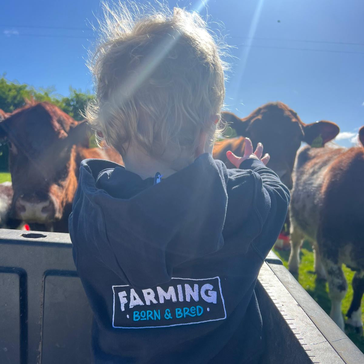 Farming Born & Bred Toddler Hoody