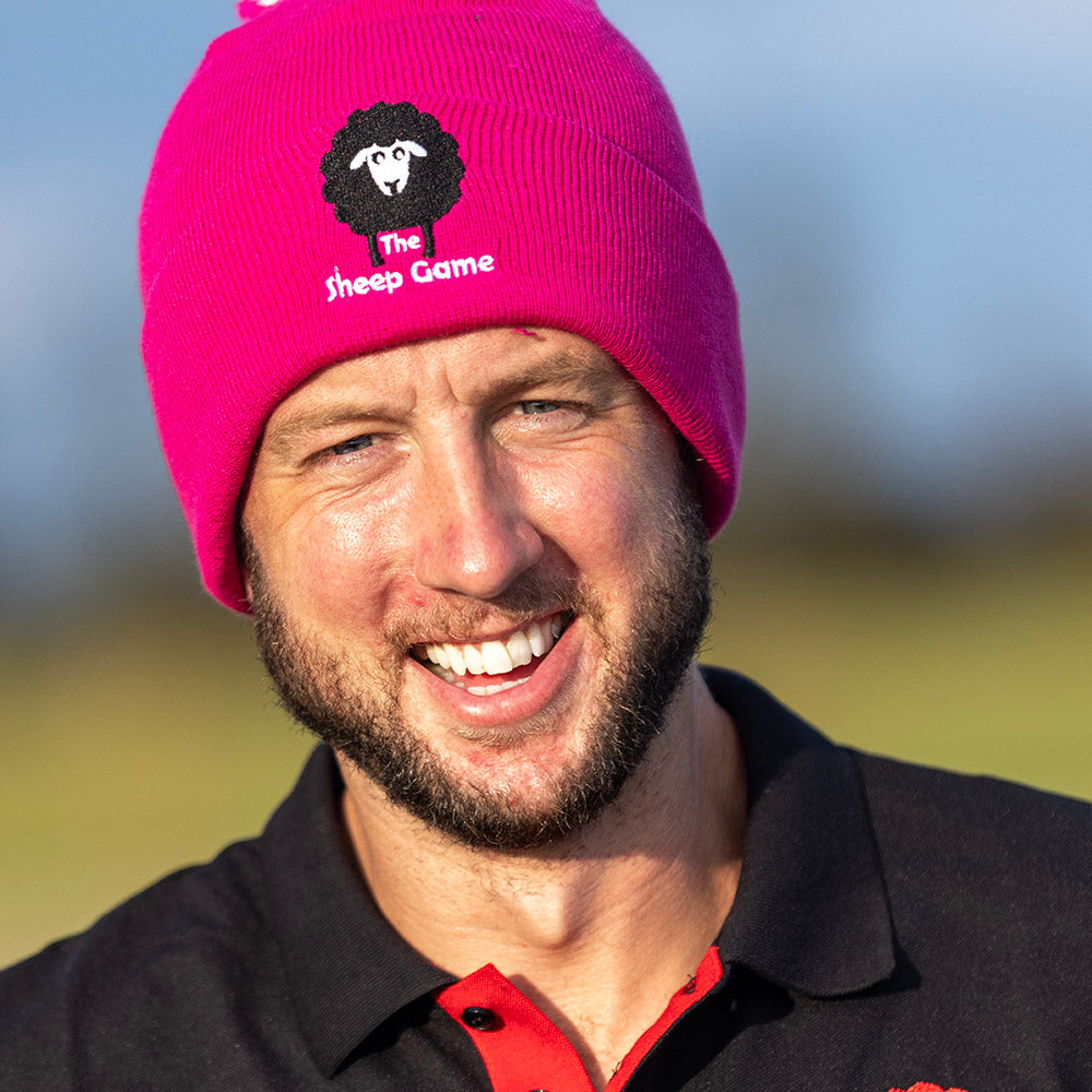 Adult Bobble Hat Pink
