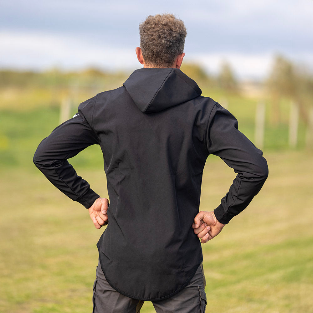Hooded Softshell Jacket Black
