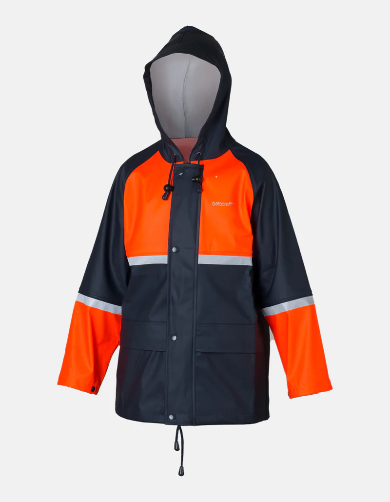 BETACRAFT TUFFBAK FLEX CHILDREN’S PARKA NAVY/ORANGE