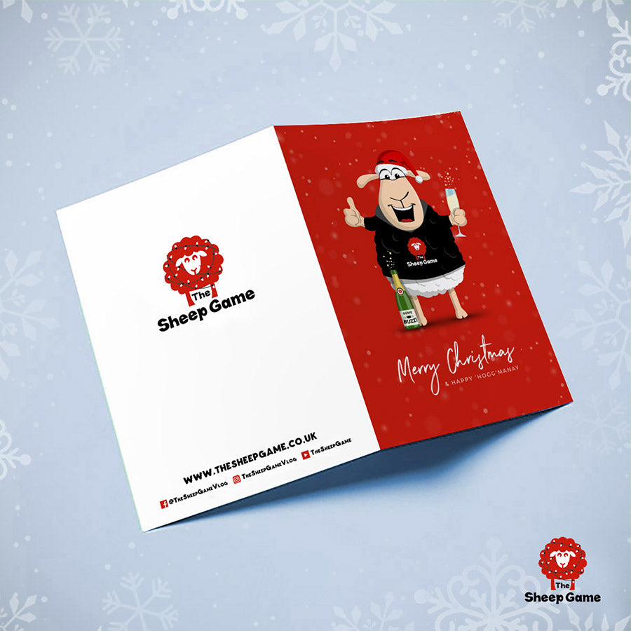 Sheep Game Christmas card