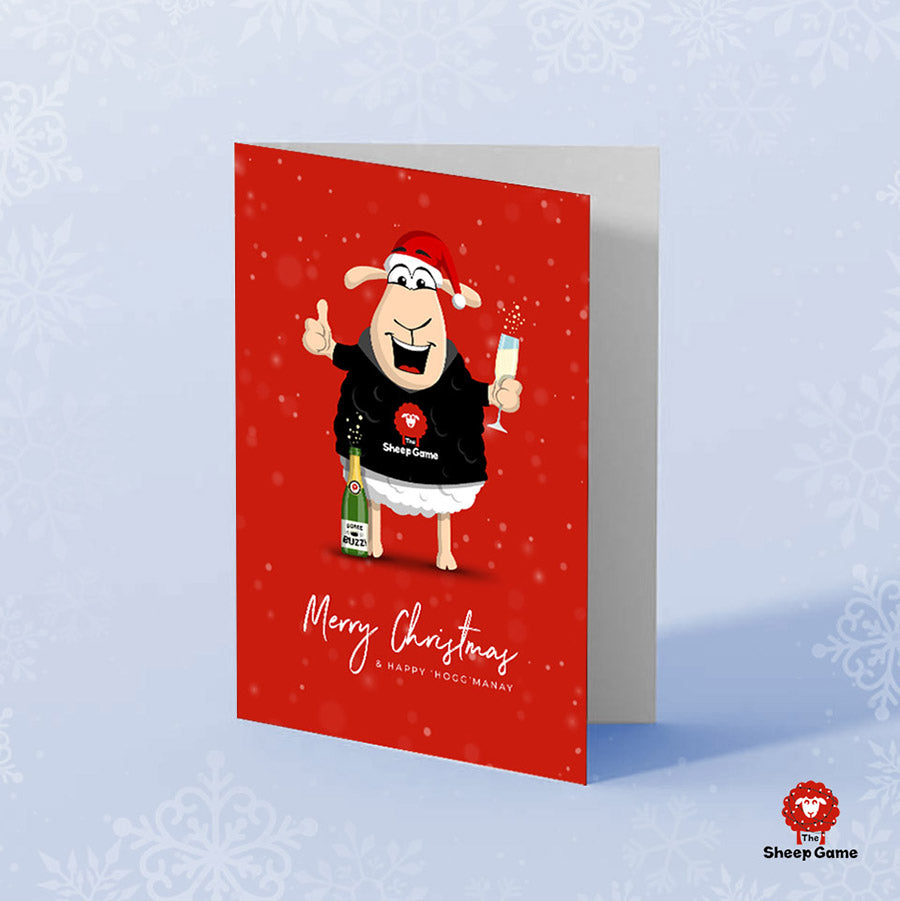 Sheep Game Christmas card