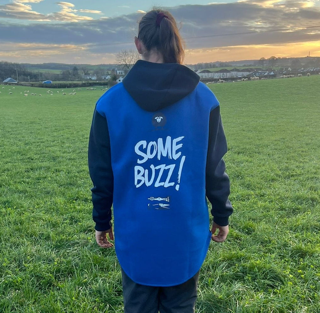 Kids Blue/Navy Shearing Hoody