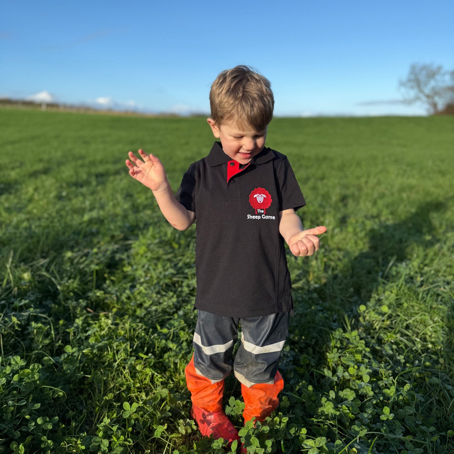 Kids Polo-Shirt Black