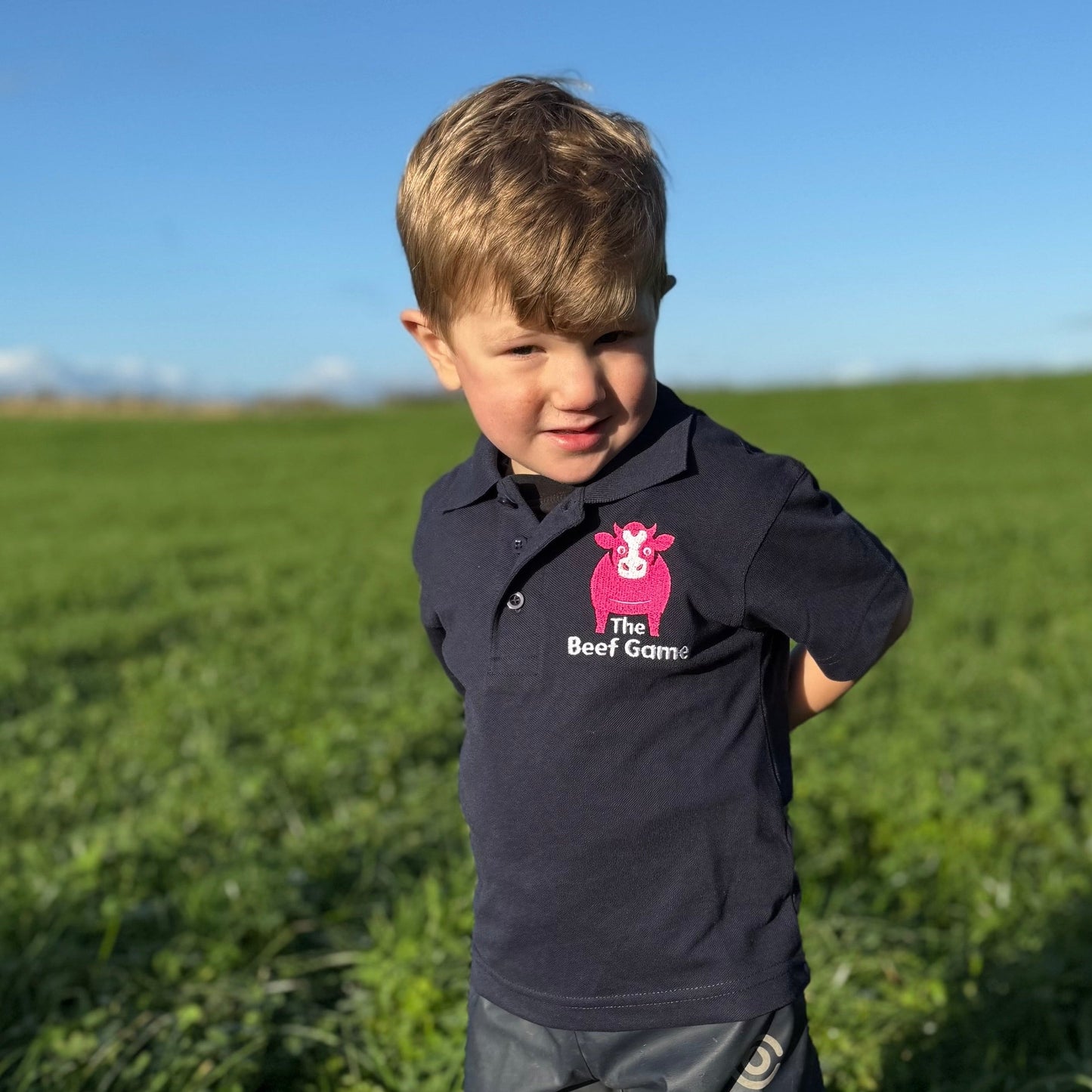 The Beef Game Polo Shirt Kids