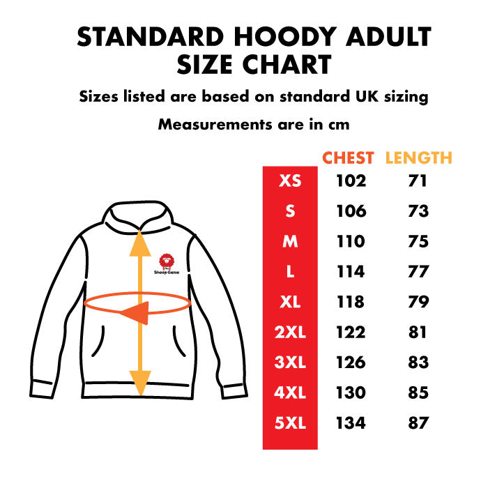 Adult Unisex Hoody - Niagra Blue