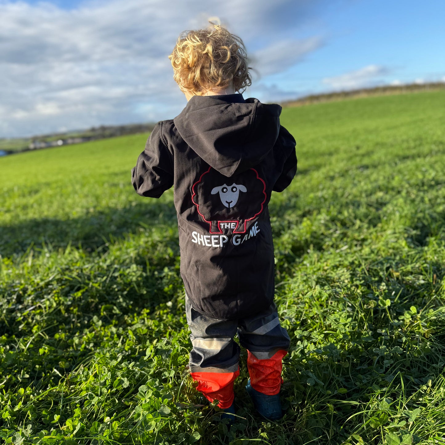 Kids Hooded Softshell Jacket Black