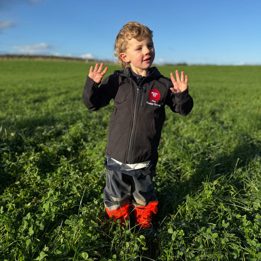 Kids Hooded Softshell Jacket Black