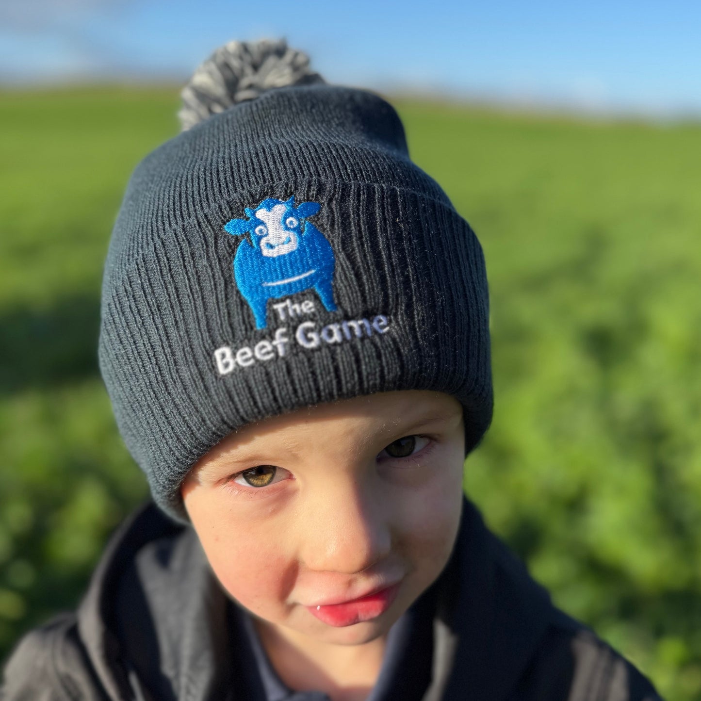 The Beef Game Bobble Hat Kids