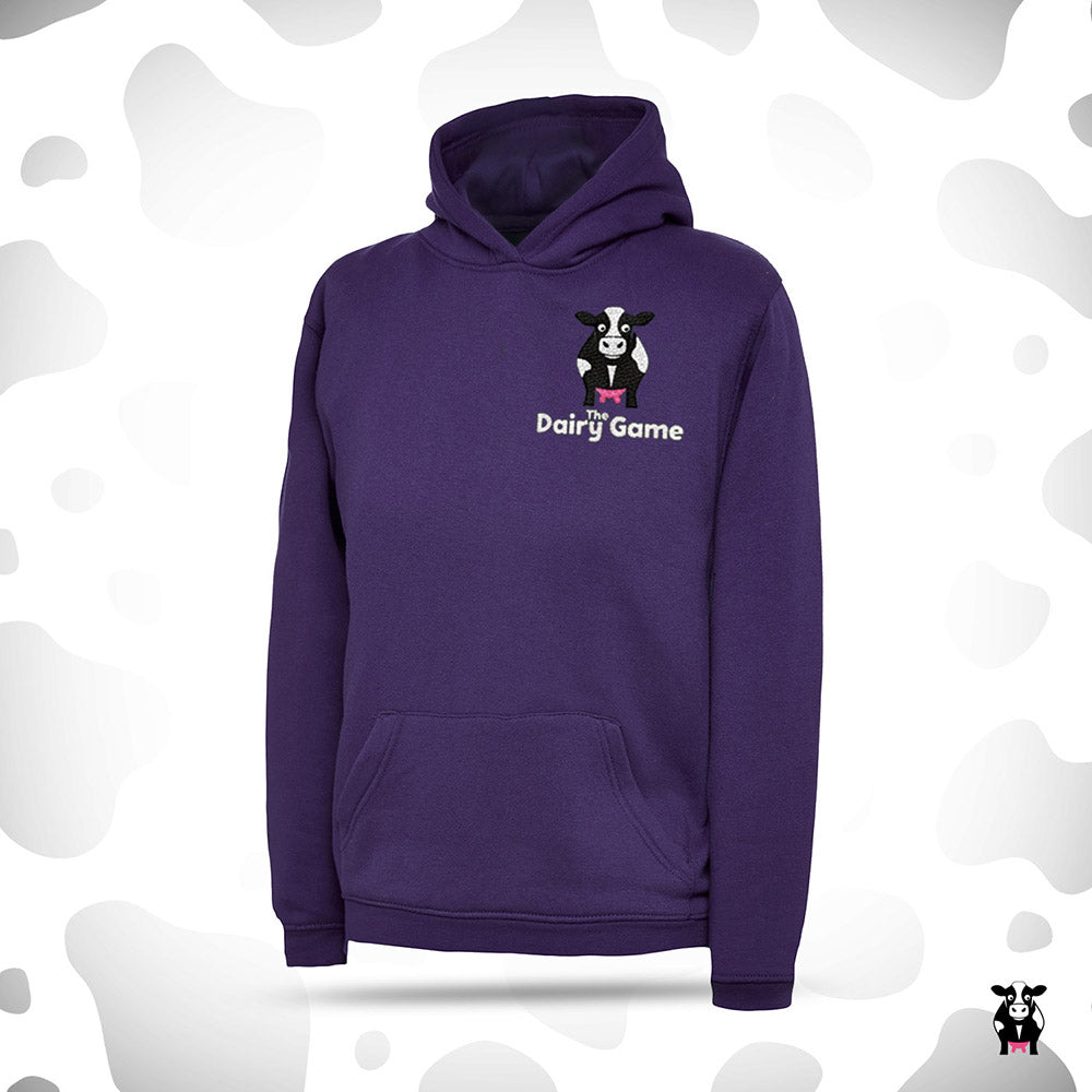 Dairy Game Hoody Kids - Purple