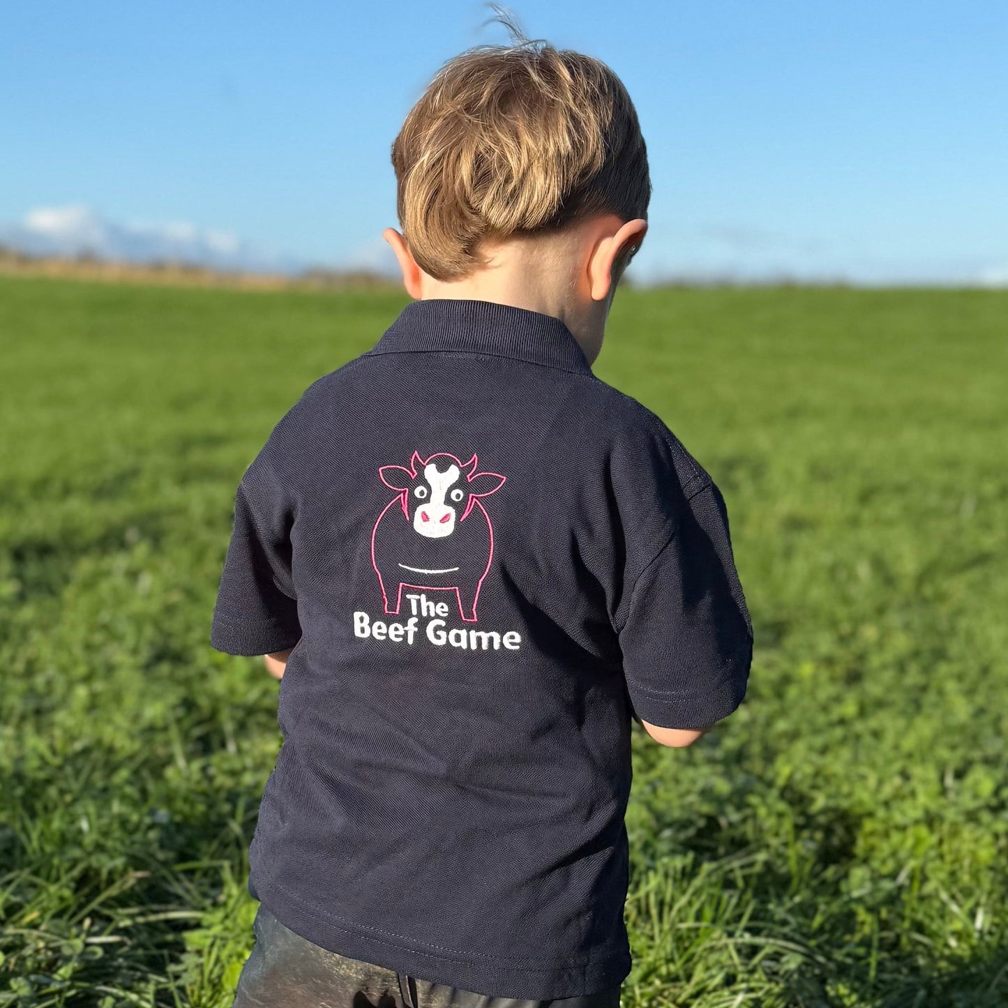 The Beef Game Polo Shirt Kids