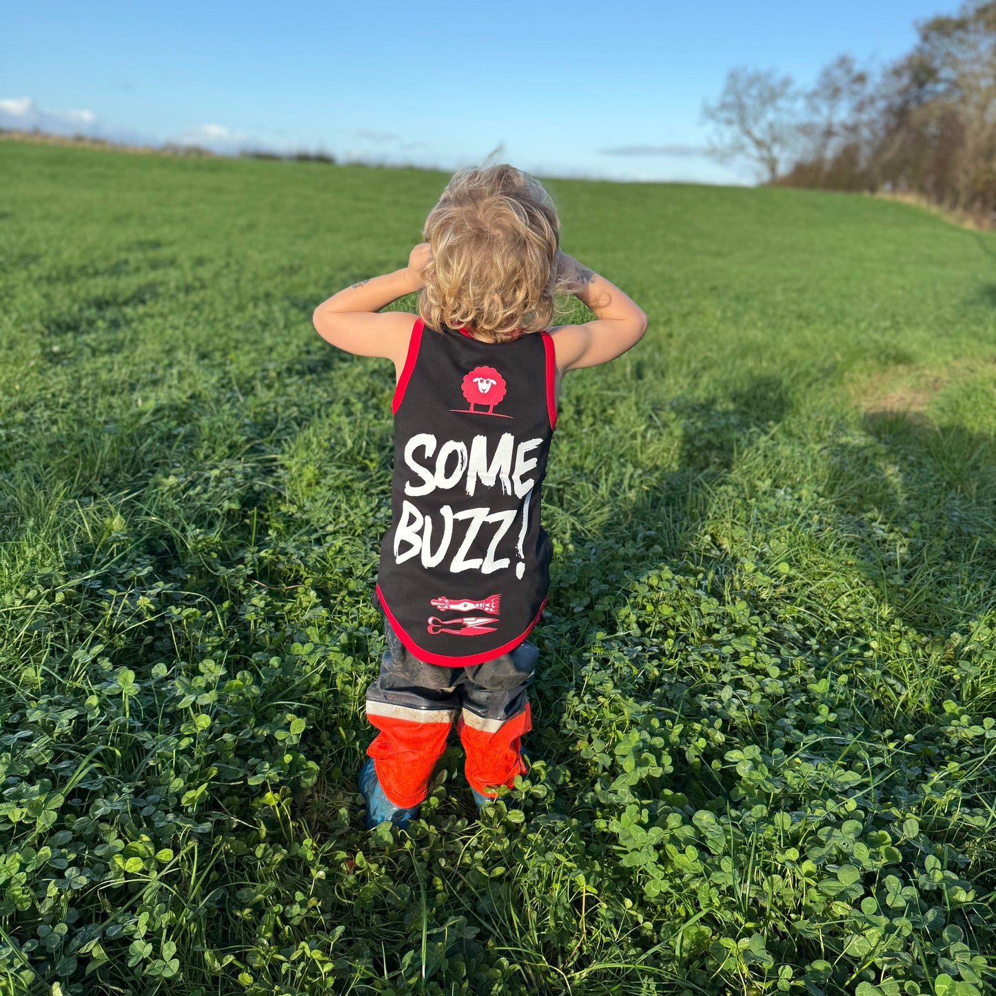 Kids Cotton Shearing Singlet