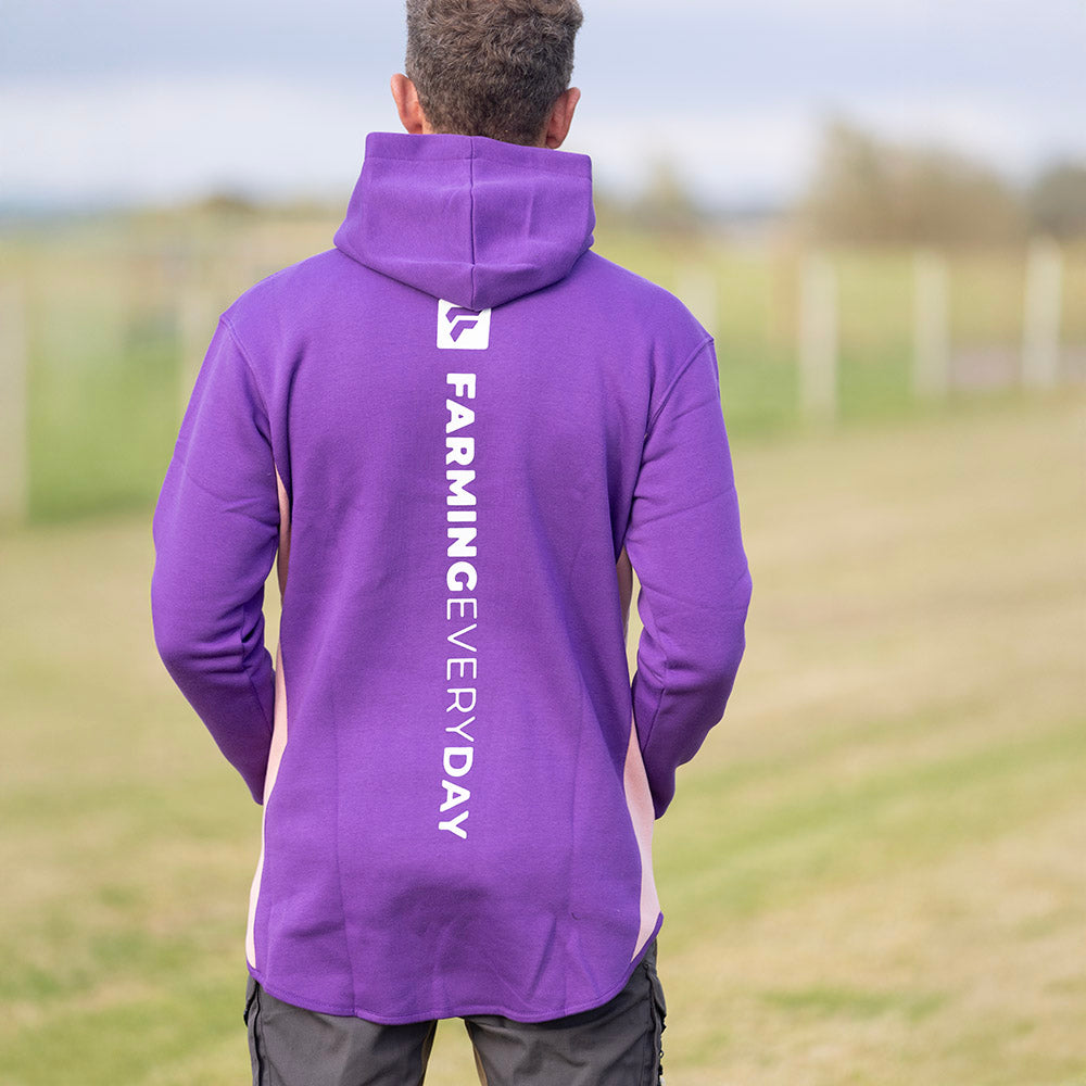FED Shearing Hoodie in Purple