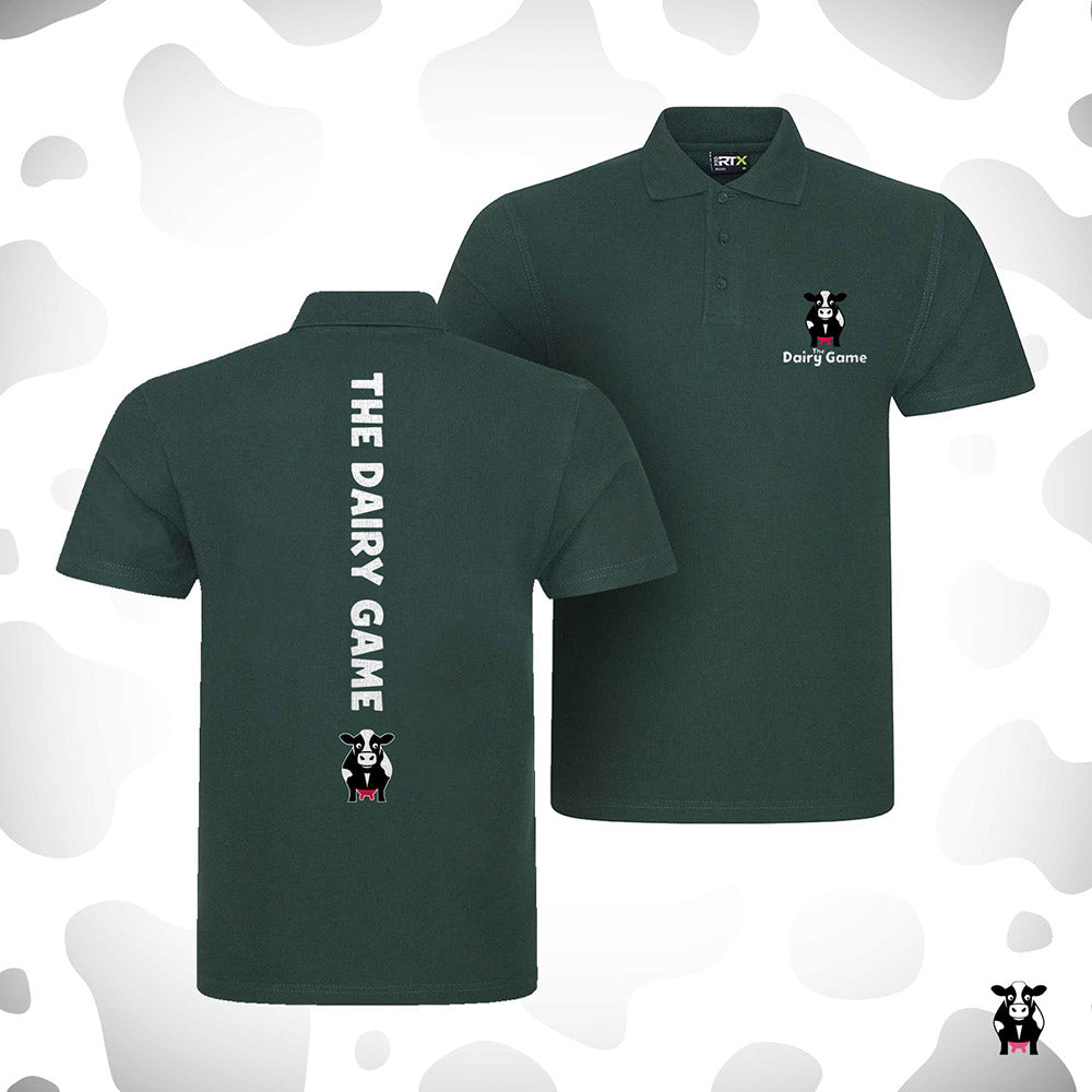 The Dairy Game Polo Shirt Adult - Green