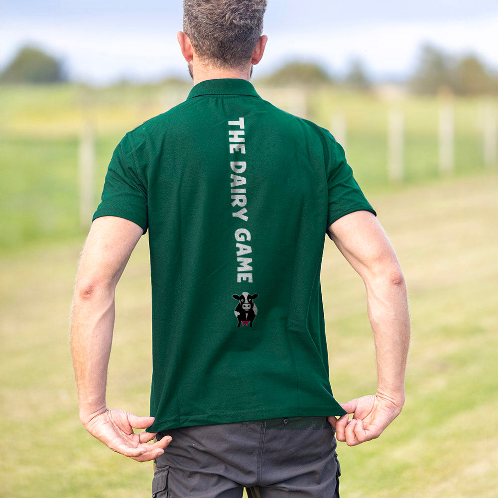 The Dairy Game Polo Shirt Adult - Green