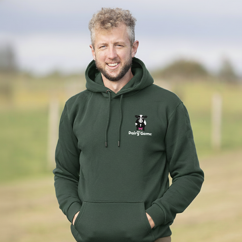Dairy Game Adult Hoody - Green