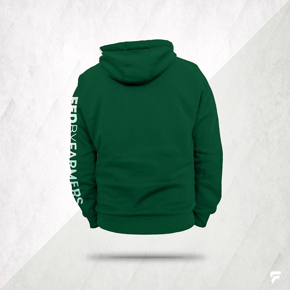 FED Unisex Pullover Hoodie in Green