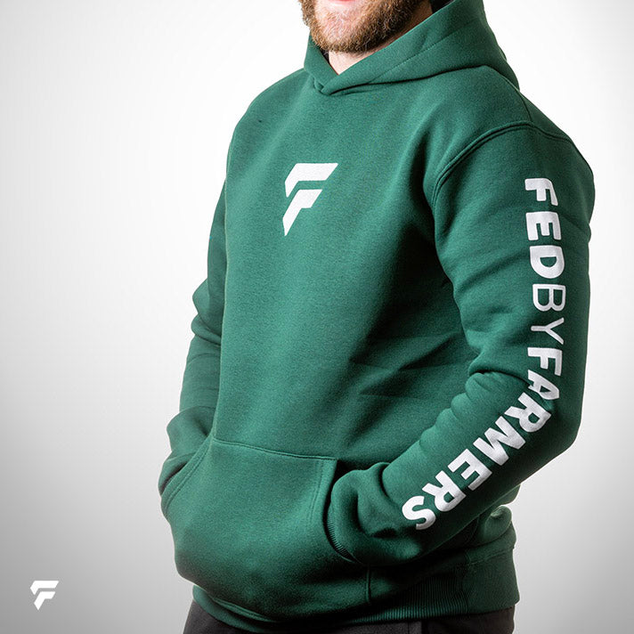 FED Unisex Pullover Hoodie in Green