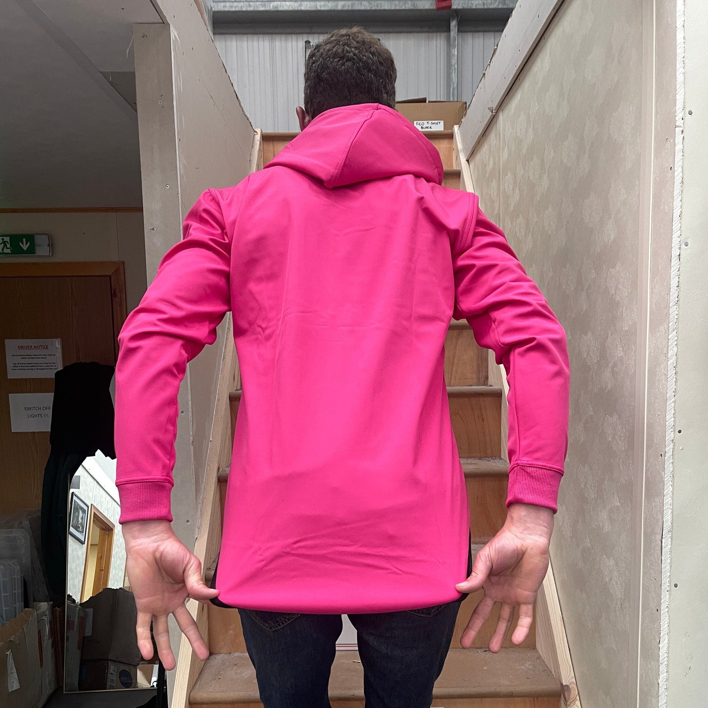 Hooded Softshell Jacket - Pink