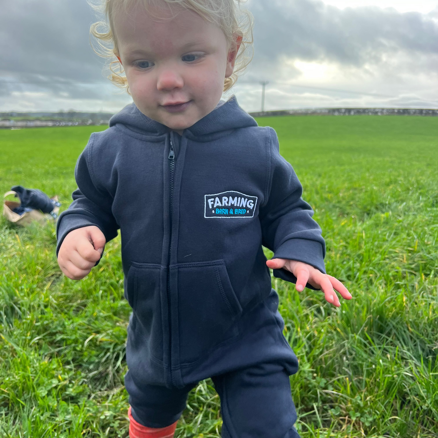 Farming Born and Bred Kids Onesie