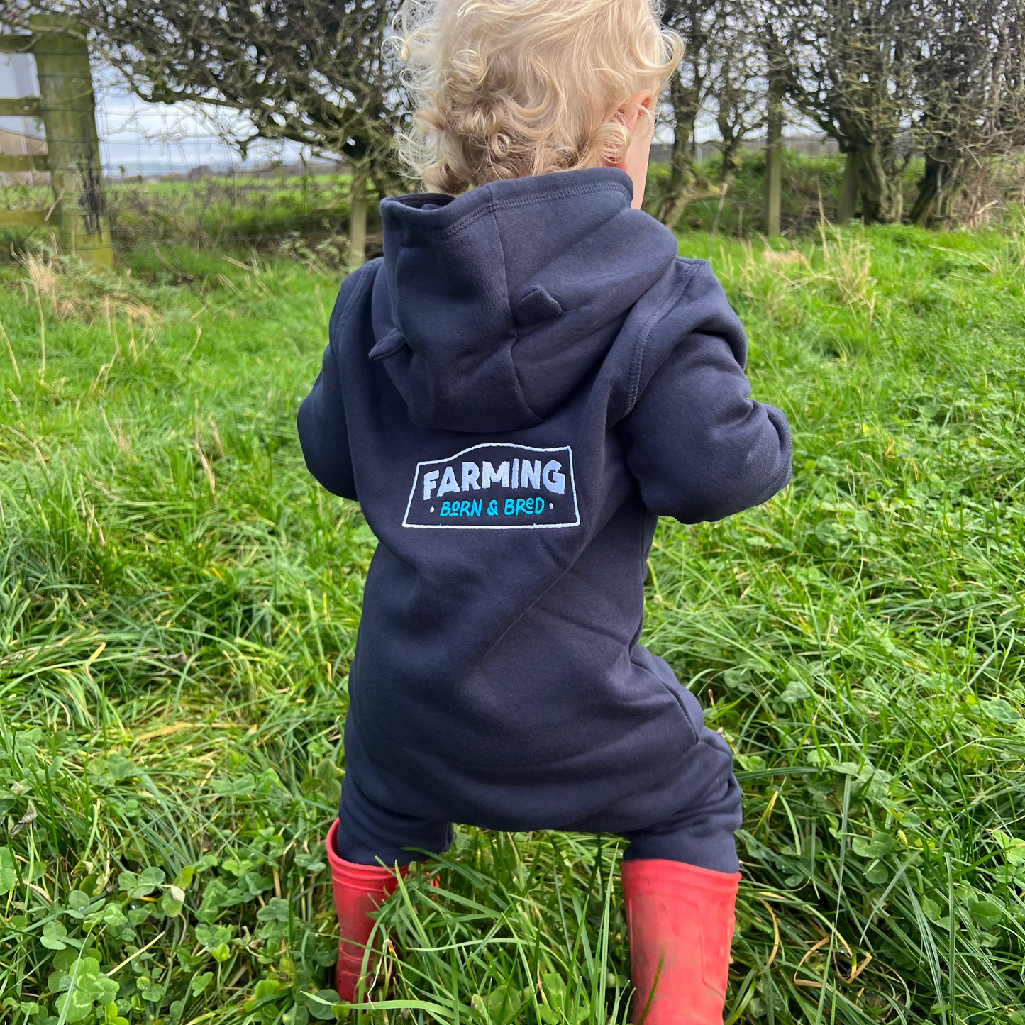 Farming Born and Bred Kids Onesie