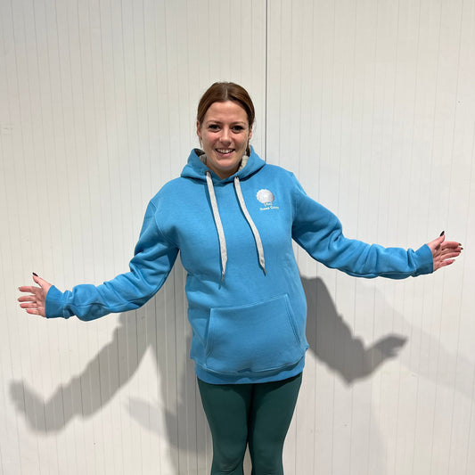 Adult Unisex Hoody Niagra Blue