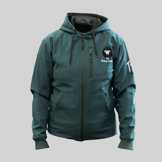 Deep Teal Adult Softshell Jacket