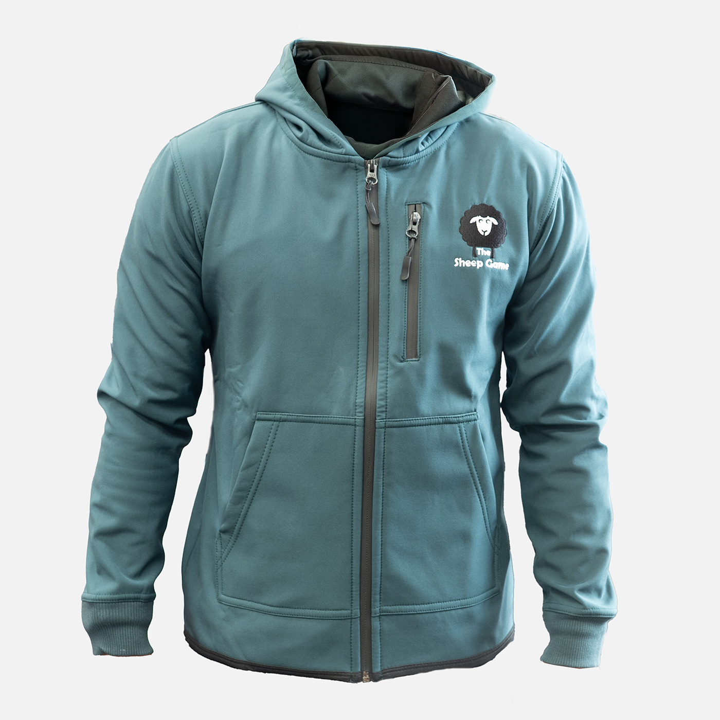 Deep Teal Kids Softshell Jacket