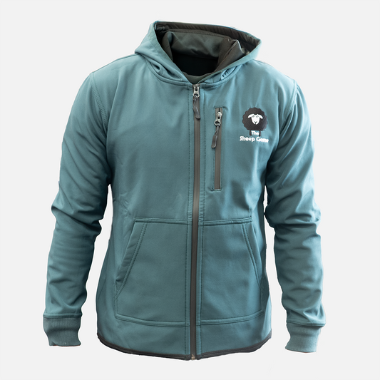 Deep Teal Kids Softshell Jacket