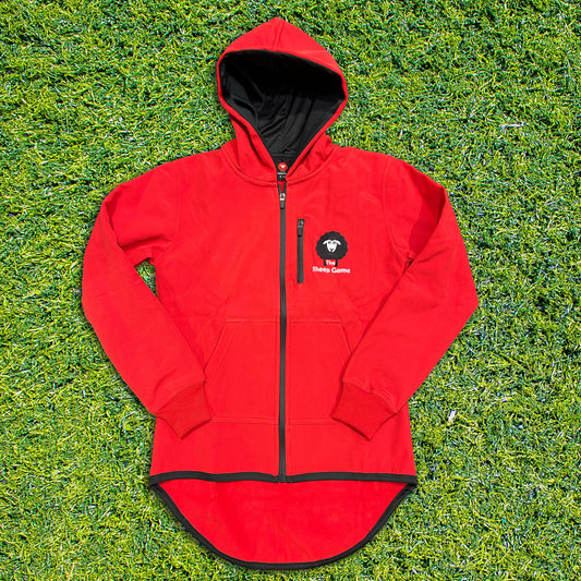 Kids Hooded Softshell Jacket Red