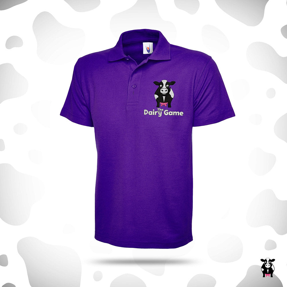 The Dairy Game Polo Shirt Kids - Purple
