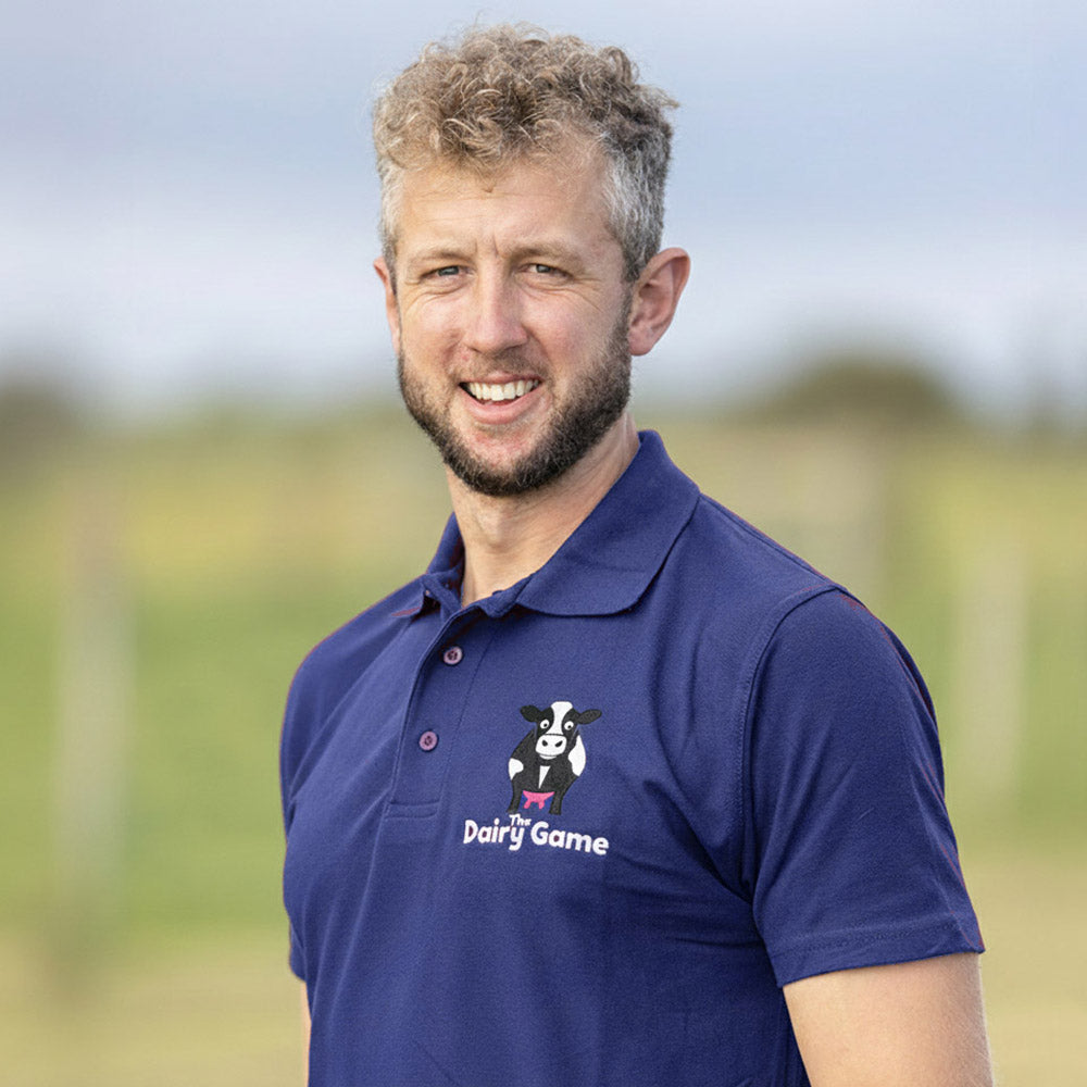 The Dairy Game Polo Shirt Adult - Purple