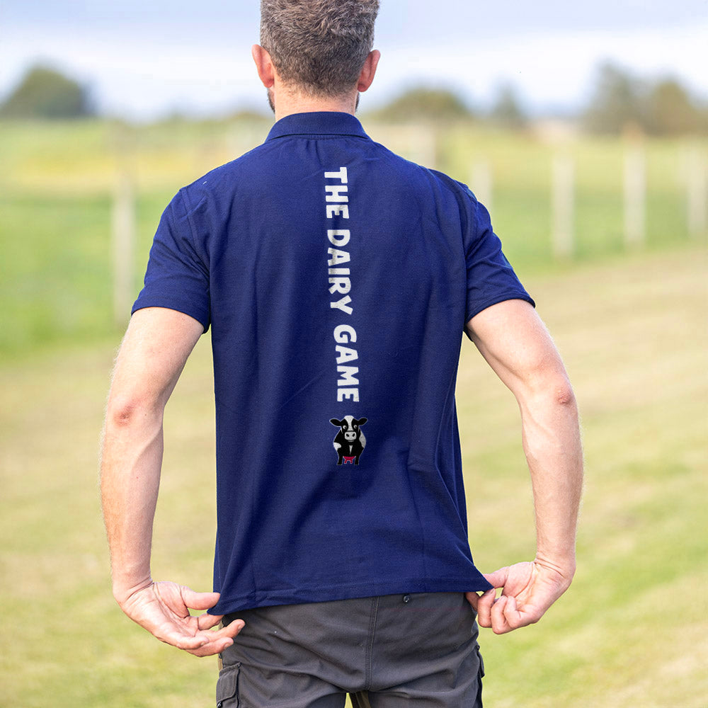 The Dairy Game Polo Shirt Adult - Purple