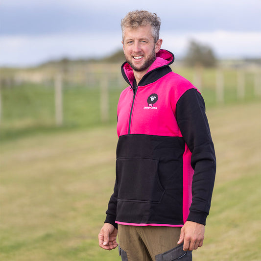 Pink/Black Shearing Hoody- Adults