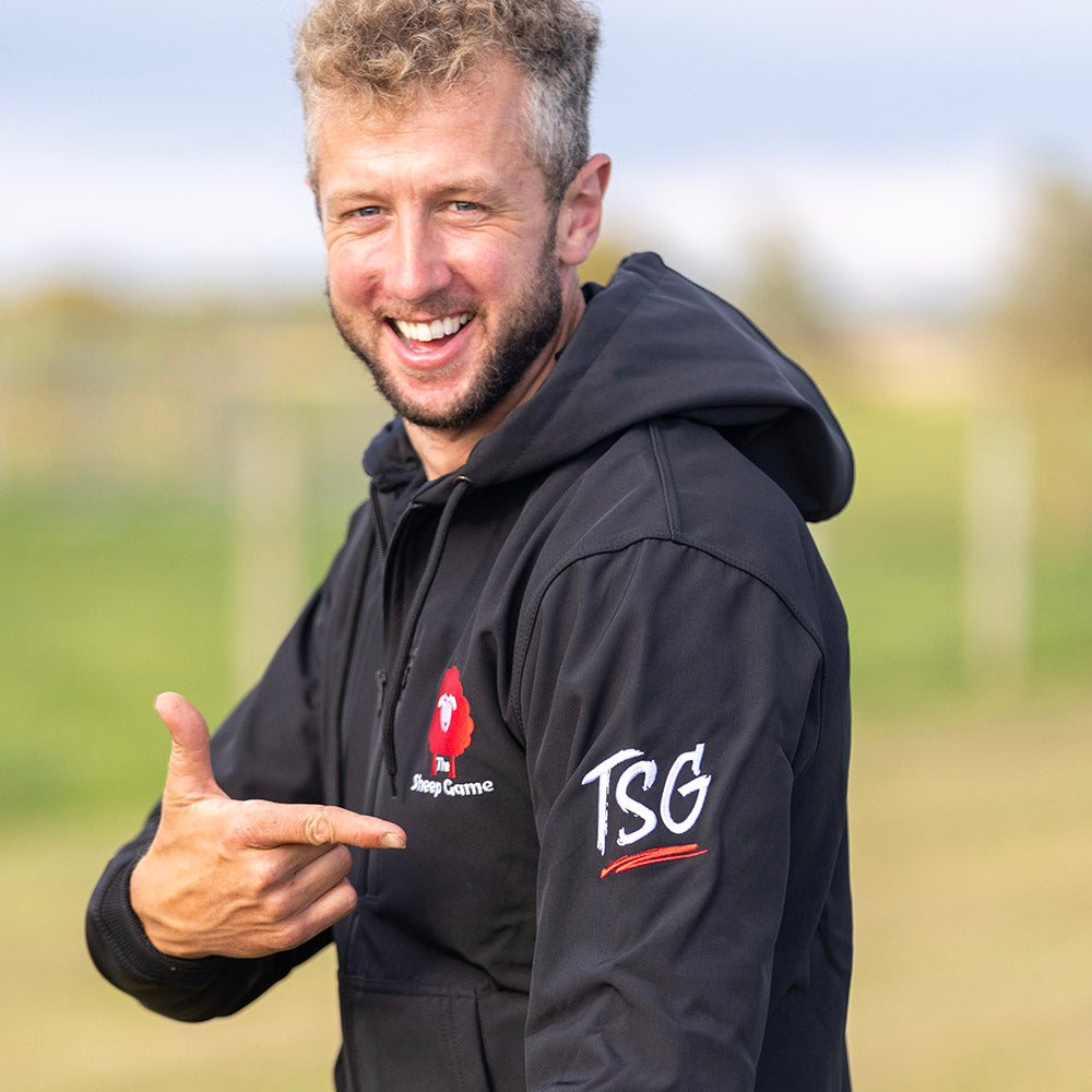 Hooded Softshell Jacket Black – The Sheep Game