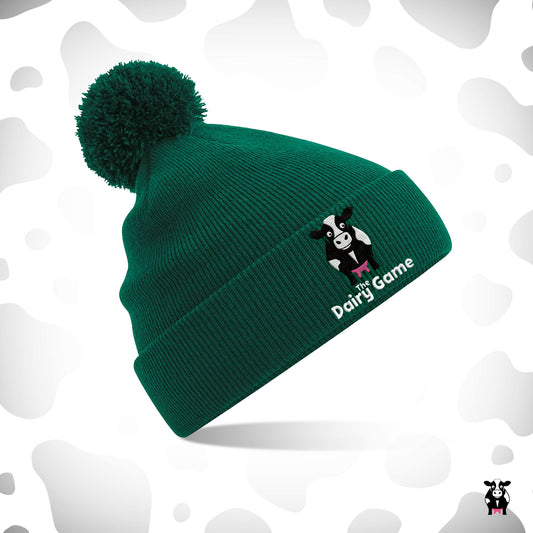 The Dairy Game Kids Bobble Hat - Green